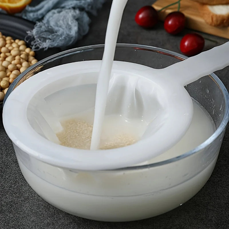 500-Count Ultra Fine Mesh Filter| Reusable Hanging Sieve for Home Brewing, Kitchen, Juice and Flour Straining, Food Strainer