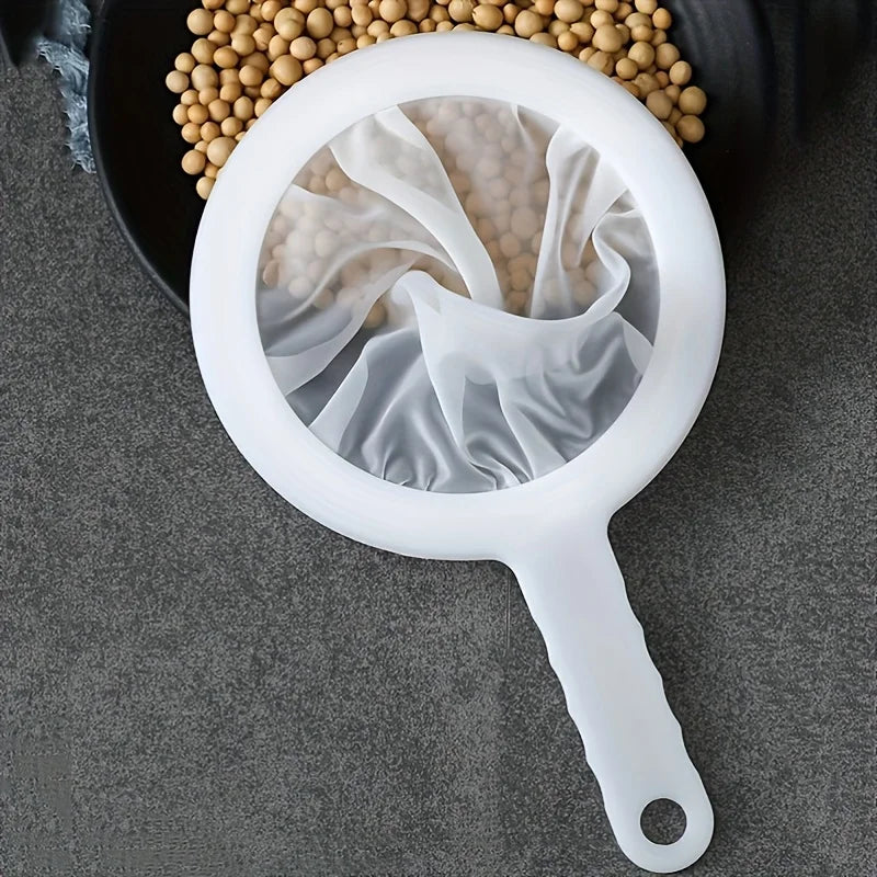 500-Count Ultra Fine Mesh Filter| Reusable Hanging Sieve for Home Brewing, Kitchen, Juice and Flour Straining, Food Strainer